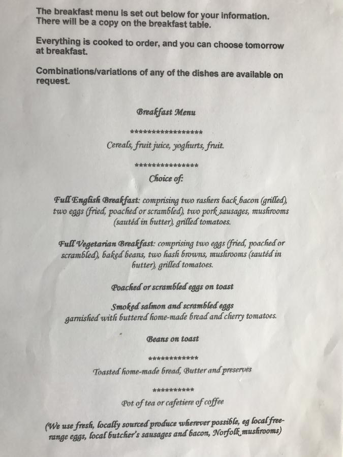 South Walsham Leeward Bed & Breakfast מראה חיצוני תמונה